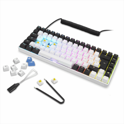 Tastatura SHARKOON gaming mechanical, SGK50 S3 white, - Slika 8