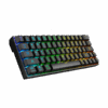 Tastatura gaming RAMPAGE KB-RX63 B-ATOM Black Bluetooth RGB Backlight RED SWITCH US Layout 63 Mini