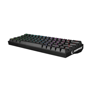 Tastatura gaming RAMPAGE KB RX63 B ATOM Black Bluetooth RGB Backlight RED SWITCH US Layout 63 Mini 5