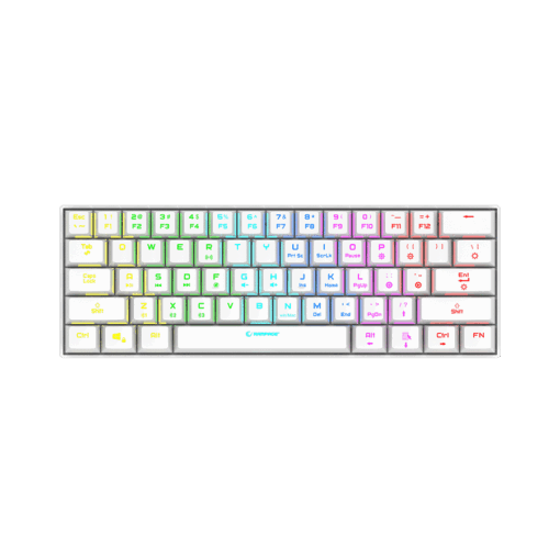 Tastatura gaming RAMPAGE KB-RX63 B-ATOM White Bluetooth - Slika 2