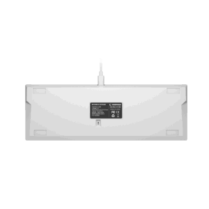 Tastatura gaming RAMPAGE KB RX63 B ATOM White Bluetooth RGB Backlight RED SWITCH US Layout 63 Mini 4
