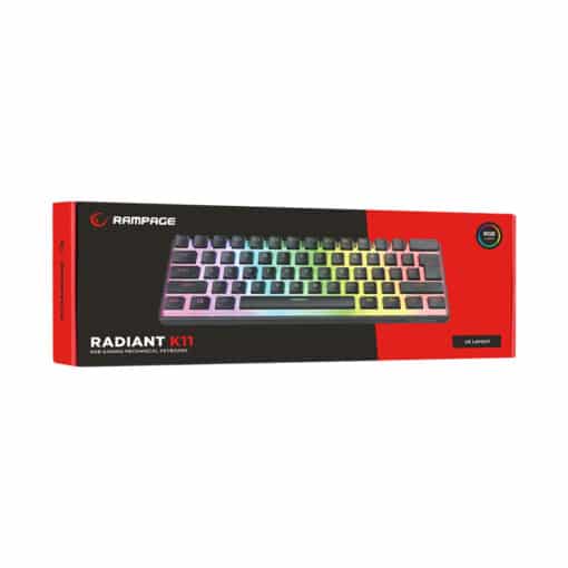 Tastatura gaming RAMPAGE RADIANT K11 black, Type-C, - Slika 8