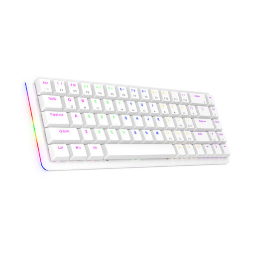Tastatura gaming RAMPAGE REBEL white