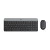 Tastatura + miš bežično Logitech Slim Combo MK470 - GRAPHITE - HRV-SLV