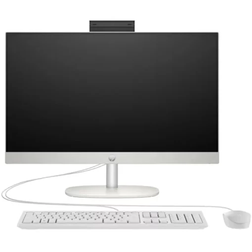 HP All-in-One 27-cr0050ny PC| AMD RYZEN 5 7520U | 16GB LPDDR5 5500 (onboard) | SSD 1T 2280 PCIe NVMe| Non-Touch/27 FHD| FreeDos 3.0 | Shell White|Tastatura i miš wired|36 mjeseci