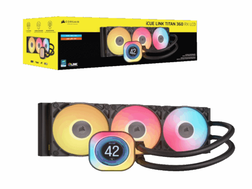 CORSAIR TITAN 360 RX LCD AIO Liquid CPU Cooler - Slika 7
