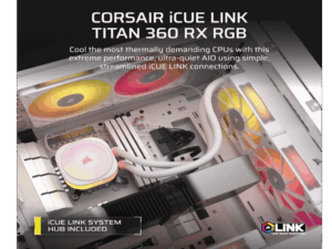 CORSAIR TITAN 360 RX RGB AIOLiquid CPU Cooler