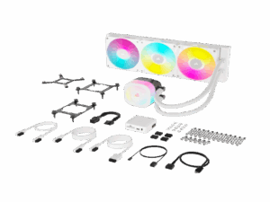 CORSAIR TITAN 360 RX RGB AIOLiquid CPU Cooler White RX120LGA1851 LGA1700 AM5 AM4 6
