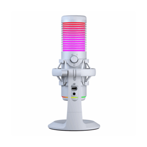 Mikrofon gaming RAMPAGE BEMOL RGB White Microphone with Shock Mount and Pop Filter for Gaming Streaming Podcasts 41148 5