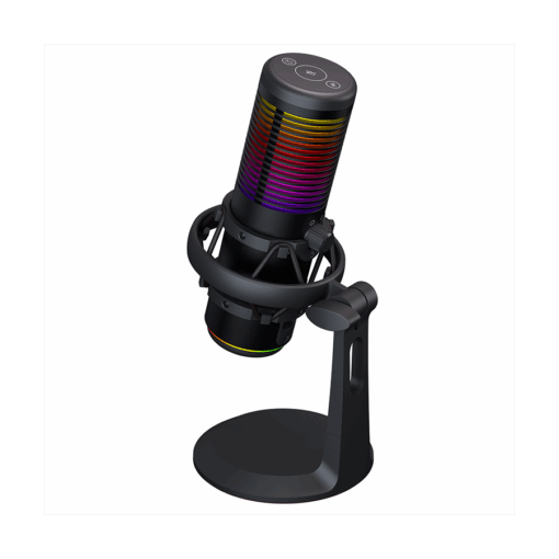Mikrofon gaming RAMPAGE Bemol RGB Black Microphone with - Slika 5