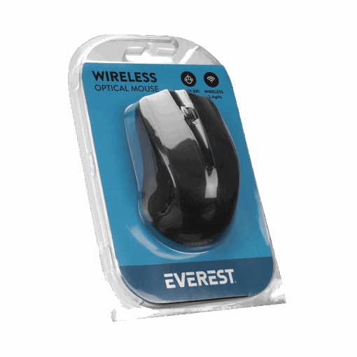 Miš Everest wireless SM-537 Usb Black 2.4 Ghz Mouse, - Slika 4