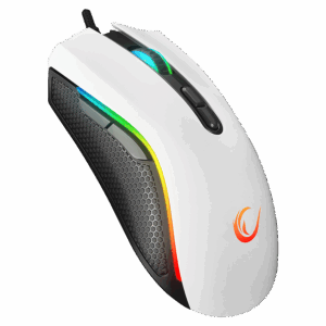 Miš gaming RAMPAGE RAMPAGE SMX-R44 V2 Macrol White 12800 DPI RGB LED 80 Million Huano Switch Gaming Player Mouse