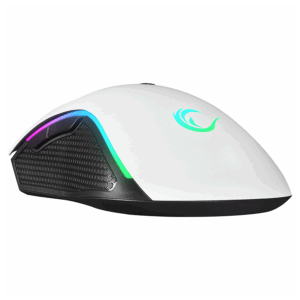 Mis gaming RAMPAGE RAMPAGE SMX R44 V2 Macrol White 12800 DPI RGB LED 80 Million Huano Switch Gaming Player Mouse 41492 5