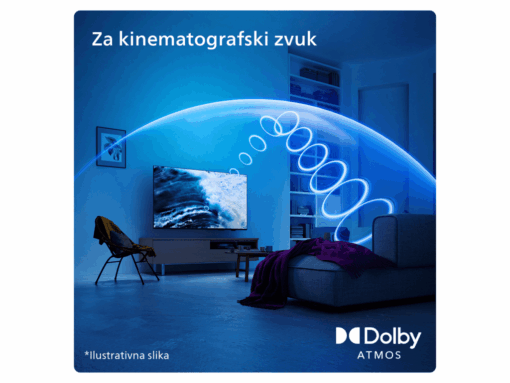 Philips 50"PUS7409 4K GooglePixel Precise Ultra HDDolby Atmos zvuk - Slika 4