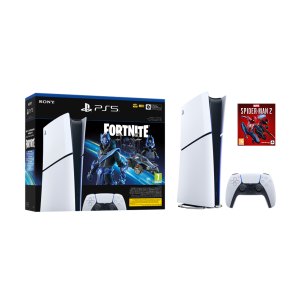 PlayStation 5 Slim Digital Edition D chassis+Fortnite VCH+Marvel"s Spider-Man 2 St. E. VCH 1000045170MSM2