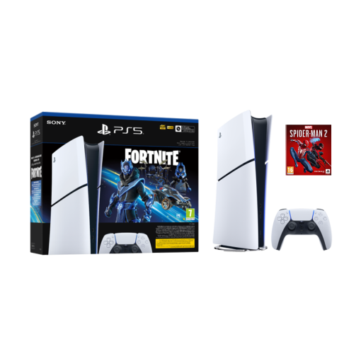 PlayStation 5 Slim Digital Edition D chassis+Fortnite VCH+Marvel"s Spider-Man 2 St. E. VCH 1000045170MSM2