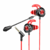 Slušalice sa mikrofonom gaming RAMPAGE RM-K36 PROUD 3.5mm Gaming Red In-Ear Headphone