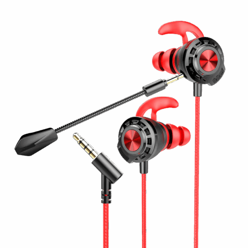 Slušalice sa mikrofonom gaming RAMPAGE RM-K36 PROUD 3.5mm Gaming Red In-Ear Headphone