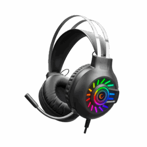 Slušalice sa mikrofonom gaming  RAMPAGE RM-K44 ZENGIBAR Black 7.1 Surround RGB Light Effect Gaming Headset with Flexivle long Microphone