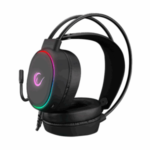 Slusalice sa mikrofonom gaming RAMPAGE ROGUE BLACK USB RGB Led Gaming Headset with Long flexible Microphone. In Line Control 36162 3