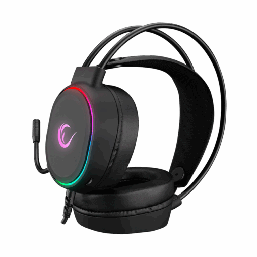 Slušalice sa mikrofonom gaming RAMPAGE ROGUE BLACK USB - Slika 4