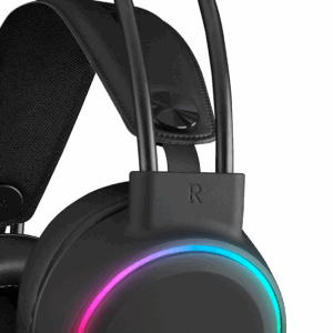Slusalice sa mikrofonom gaming RAMPAGE ROGUE BLACK USB RGB Led Gaming Headset with Long flexible Microphone. In Line Control 36162 4