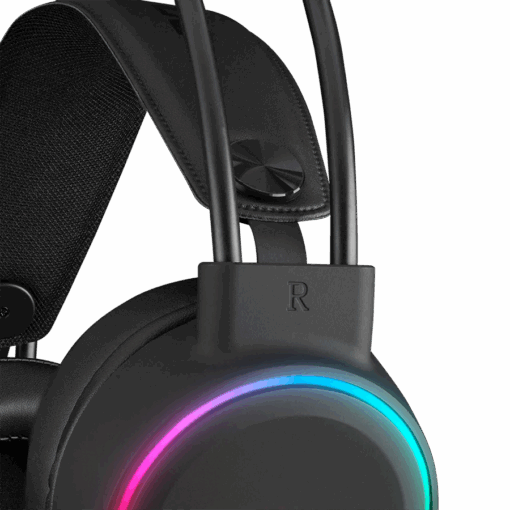 Slušalice sa mikrofonom gaming RAMPAGE ROGUE BLACK USB - Slika 5