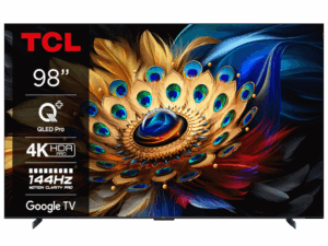 TCL 98"C655 4K QLED TVGoogle TV; QLED pro; 144HZMotion clarity pro; HDMI 2.1; 2.1 ONKYO
