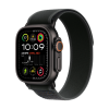 Apple Watch Ultra 2 49mm Black Titanium Case with Black Trail Loop MX4U3QA/A