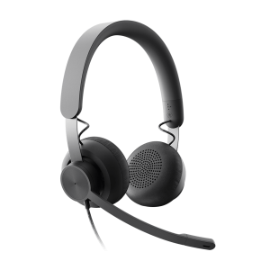 Slušalice sa mikrofonom Logitech Zone Wired MSFT Teams USB black MICROSOFT CERTIFIED