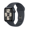 Apple Watch SE 2024 40mm ALUMINUM CASE WITH MIDNIGHT SPORT BAND MXE73