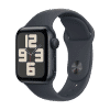 Apple Watch SE 2024 40mm ALUMINUM CASE WITH MIDNIGHT SPORT BAND MXE93