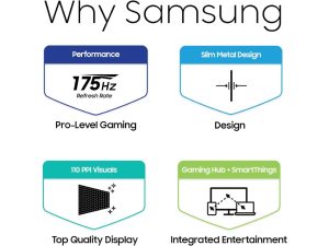 Samsung 34 Odyssey G8 Monitor1800R UWQHD OLED 175Hz0.03ms 2xHDMI DP 2xUSB 3.0 7