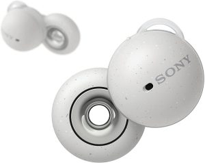 Sony LinkBuds True Wirelessotpornost na vodu IPX4; bijelebaterija do 11h; domet 10m; tezina 34g
