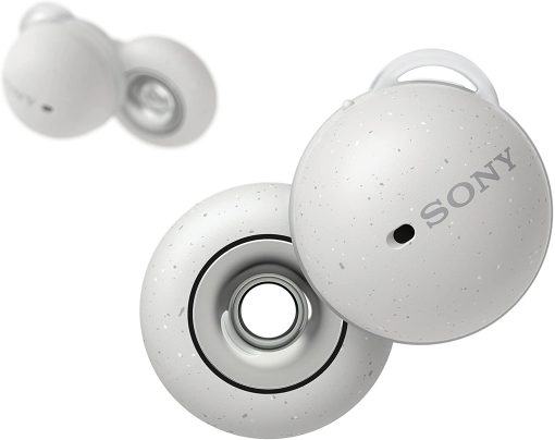 Sony LinkBuds True Wirelessotpornost na vodu IPX4; bijelebaterija do 11h; domet 10m; tezina 34g