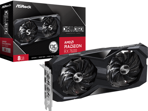 ASROCK VGA RX7600 CL 8GOChallenger