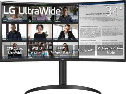 LG 34" UltraWide curved monitoVA