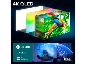 Philips 55PUS9010 4K QledTitan OS AMBILIGHT TV 144HzP5 Picture Engine Dolby Atmos i Vision 7