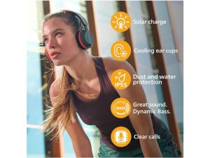 Philips TAA6219BK BT slusaliSolarno napajane perivijastucici za usi baterije od 80 sat 4