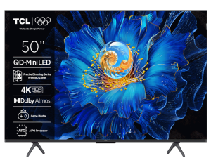 TCL 50"C6KS 4K QD-Mini LED TV60Hz Google TV; Game Master;Dolby Atmos; Onkyo 2.1; HDR Premium;