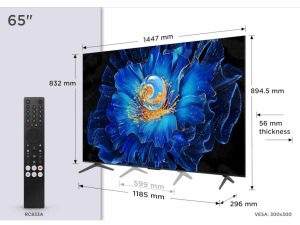 Alternative view of TCL televizor 65" C6KS 4K QD-Mini LED TV