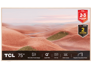 TCL 75A300W NXTVISION 4K QLEDGoogle OS 144Hz VRR ART TVDolby Atmos Ambient mode HDMI 2.1 2