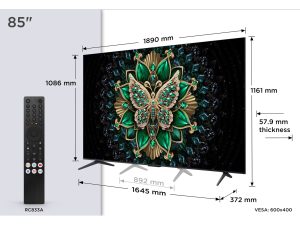 TCL 85C6K 4K QD Mini LED TV144Hz Google TV Game MasterDolby Atmos Onkyo 2.1 HDR Premium 1