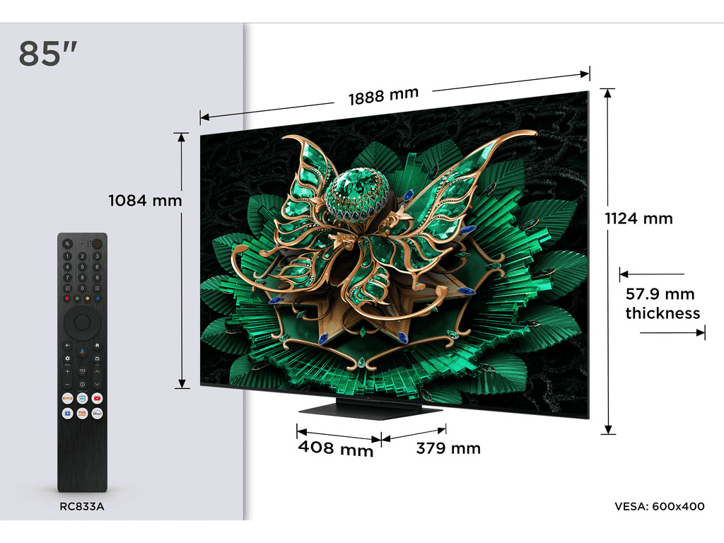 TCL televizor 85" C7K 4K QD-Mini LED TV 4 TCL televizor 85" C7K 4K QD-Mini LED TV - Slika 2