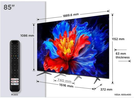 TCL televizor 85" P8K 4K QLED TV - Slika 4