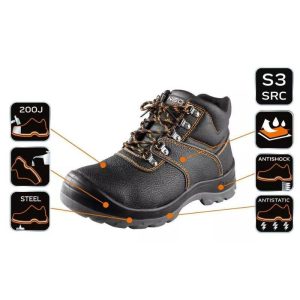 Kozne radne cizme S3 SRC 39 47 82 166 5