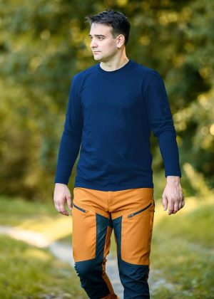 Majica dugih rukava tamnoplava S XXXL NEO 81 692 6