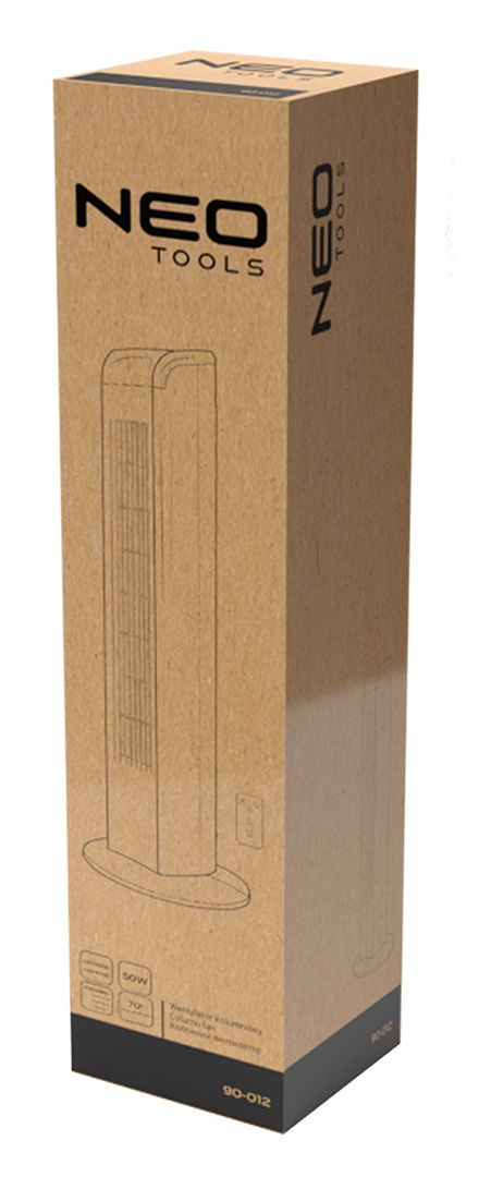 NEO Stupni ventilator crni 50W 90-012 7 NEO Stupni ventilator crni 50W 90-012 - Slika 5