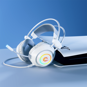 Slusalice sa mikrofonom gaming RAMPAGE RM K19 RAGING PLUS White USB 7.1 Surround RGB LED Gaming Headset with Microphone 40176 6