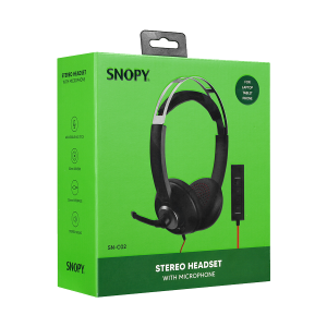 Slusalice sa mikrofonom gaming SNOPY SN C02 3.5mm Stereo Black Microphone 35512 7